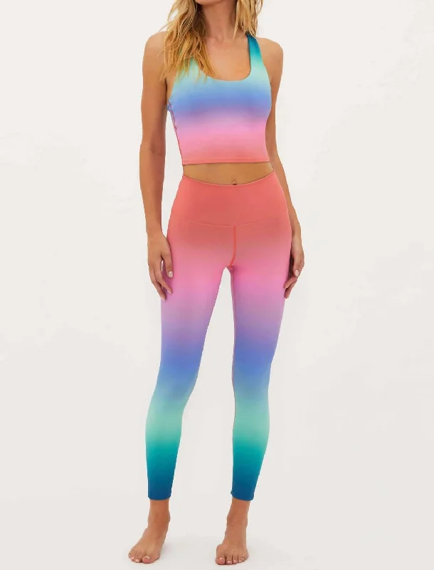 Yoga Bar with Mango for Tropical Flavor -Piper Legging In High Tide Ombre