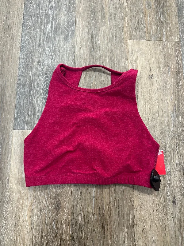 Yoga Bar with Black Seed Oil -Plaid Pattern Athletic Bra Beyond Yoga, Size S