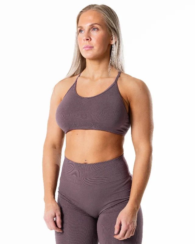 Yoga Bar with Maca Root -Prime Seamless Top - Dusty Purple