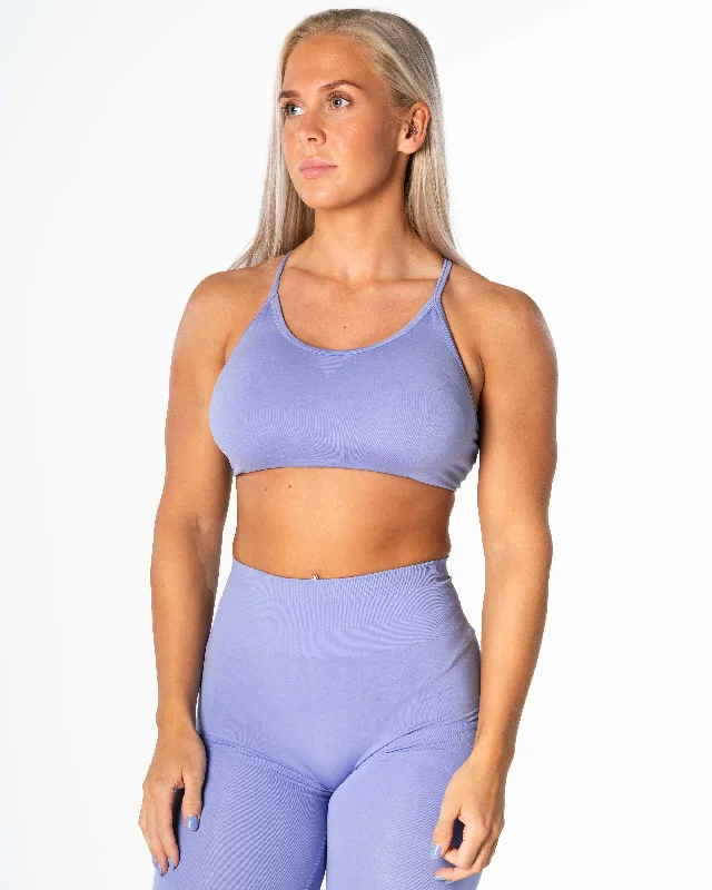 High-Protein Vegan Yoga Bars -Prime Seamless Top - Lilac
