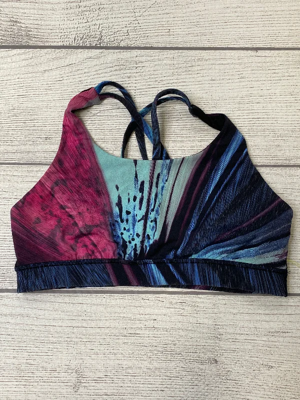 Yoga Bar with Apple and Cinnamon -Print Athletic Bra Lululemon, Size 8