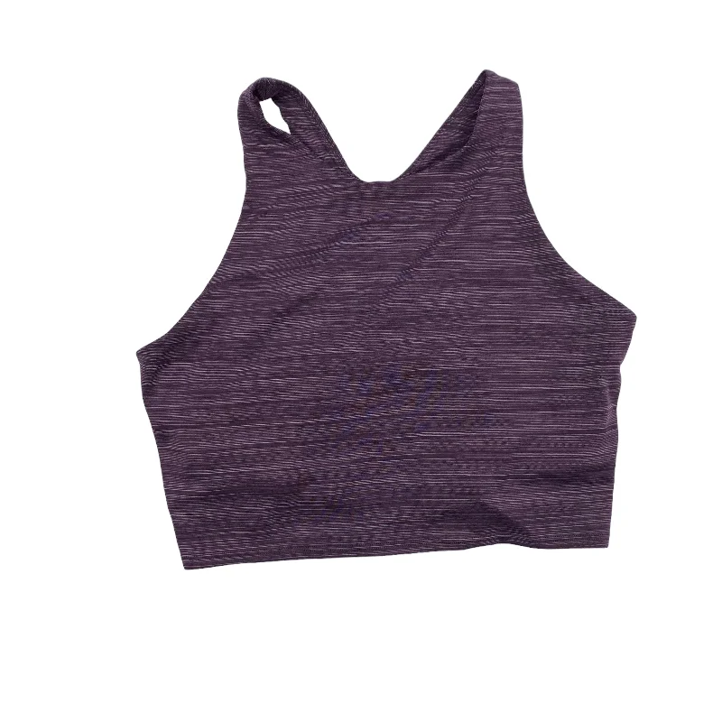 Yoga Bar for Weight Loss -PURPLE ATHLETIC BRA by ATHLETA Size:XL