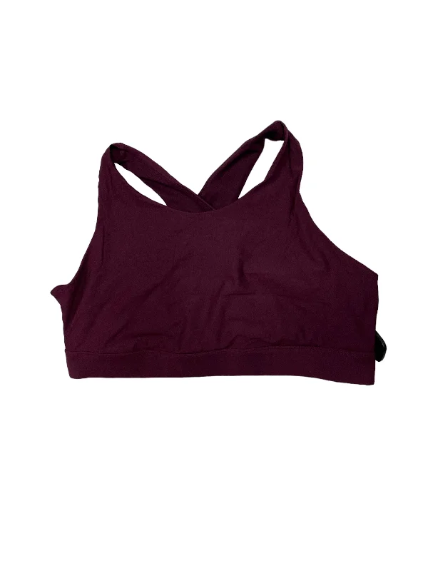 Yoga Bars with No Added Sugars -Purple Athletic Bra Fabletics, Size 4x