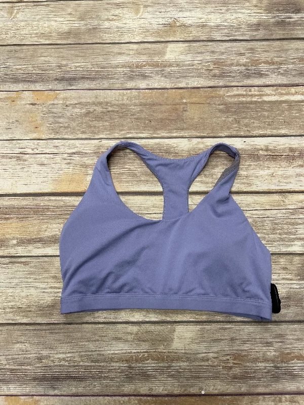 Yoga Bars with No Added Sugars -Purple Athletic Bra Fabletics, Size L