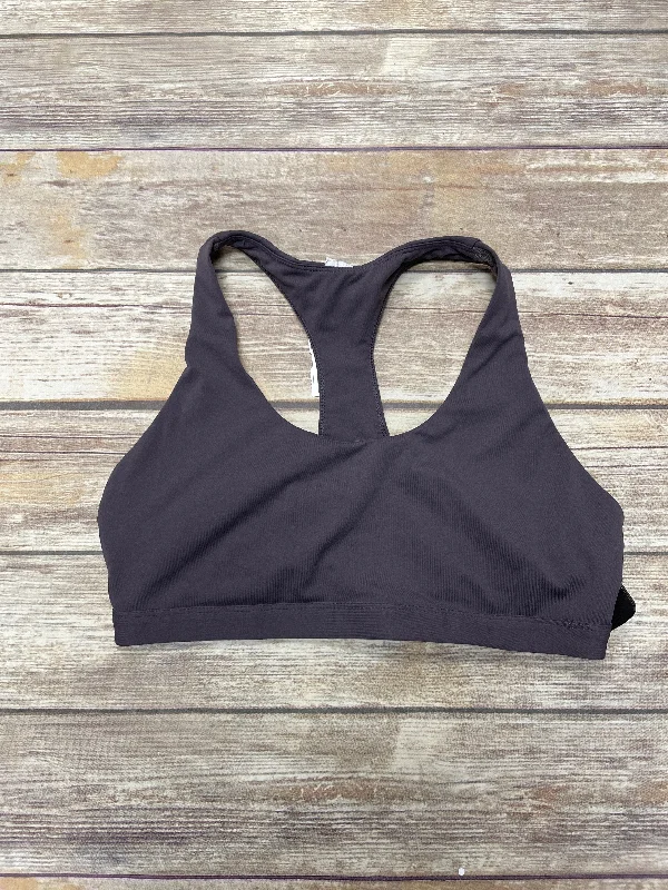 Sugar-Free Yoga Bars -Purple Athletic Bra Fabletics, Size L