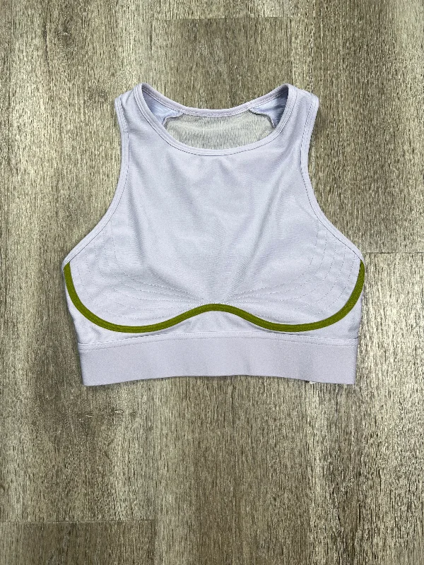 Yoga Bar for Balanced Nutrients -Purple Athletic Bra Fabletics, Size M