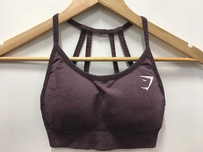 Yoga Bar with Turmeric for Wellness -Purple Athletic Bra Gym Shark, Size S