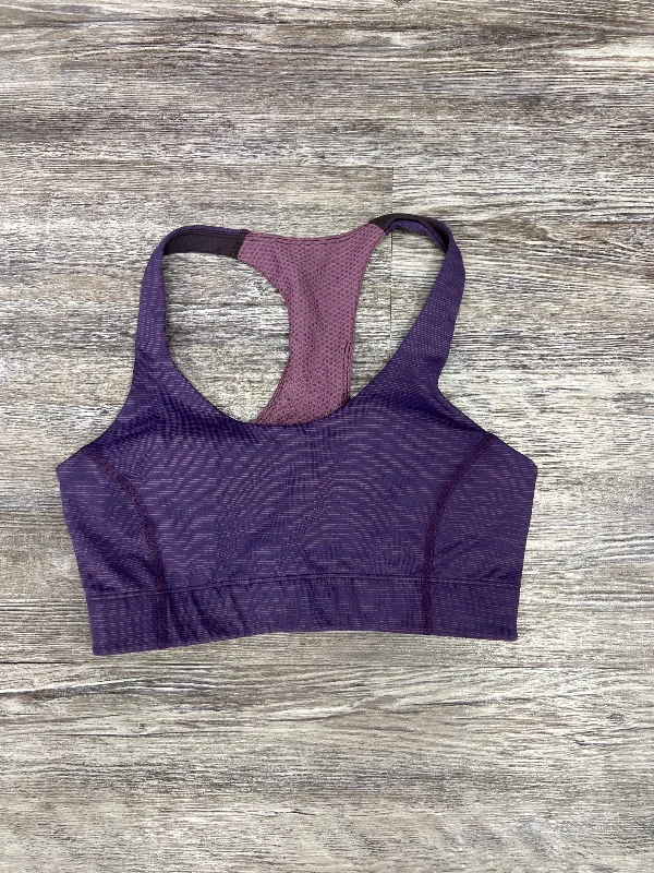 Yoga Bar with Almonds -Purple Athletic Bra Outdoor Voices, Size Xs
