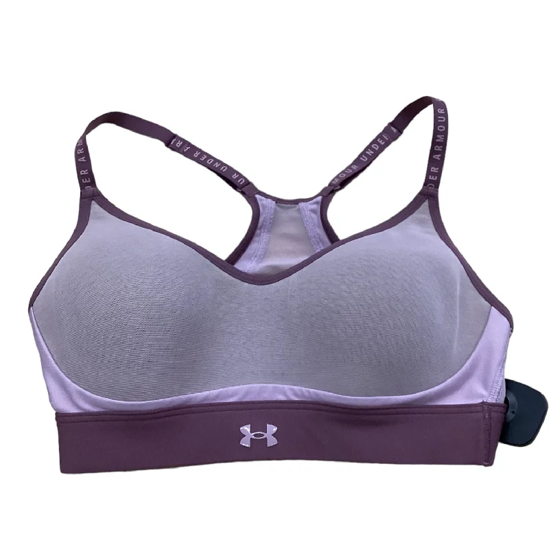 Yoga Bars with Antioxidants -Purple Athletic Bra Under Armour, Size S