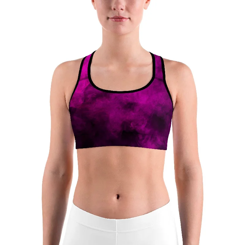 Yoga Bar with Protein, Fats, and Carbs -Purple Smoke Sports bra