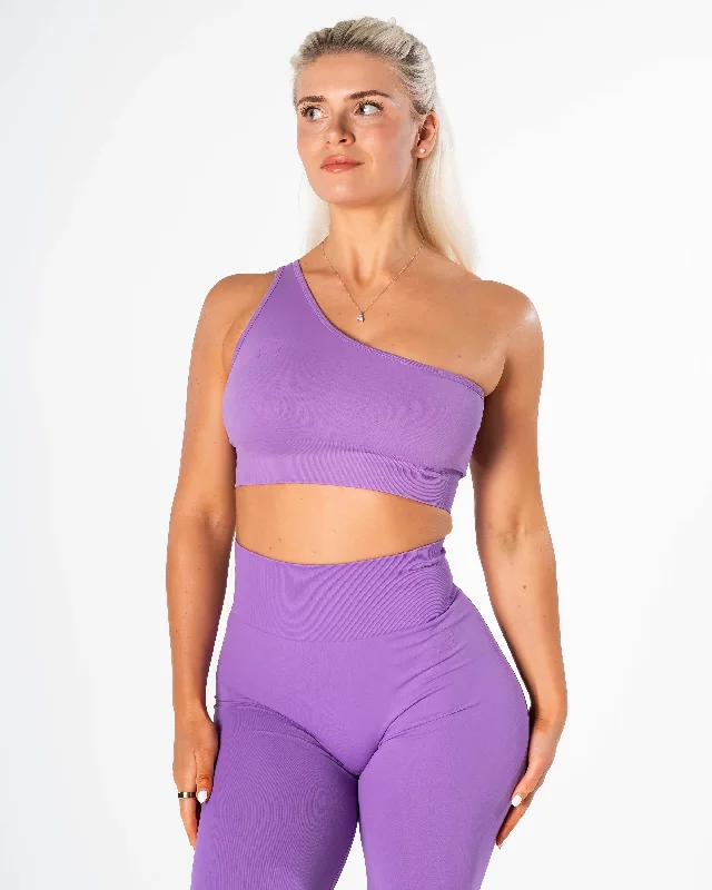 Yoga Bar with Turmeric for Inflammation -Radiant Single Strap Top - Dark Purple