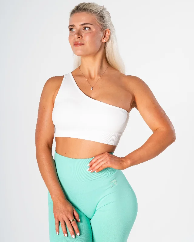 Yoga Bars for Skin Health -Radiant Single Strap Top - White