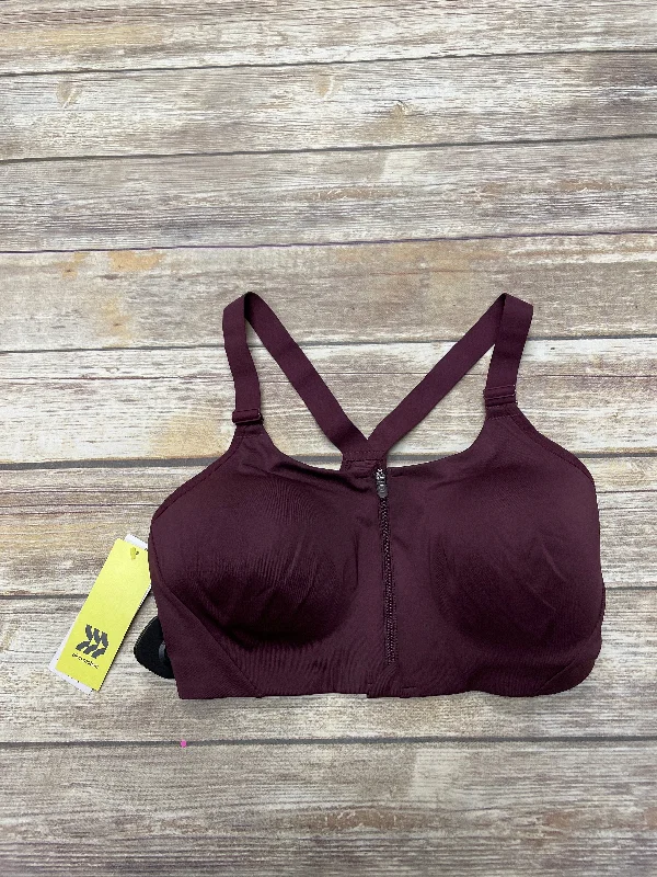 Yoga Bar with Sweet Potatoes -Red Athletic Bra All In Motion, Size 3