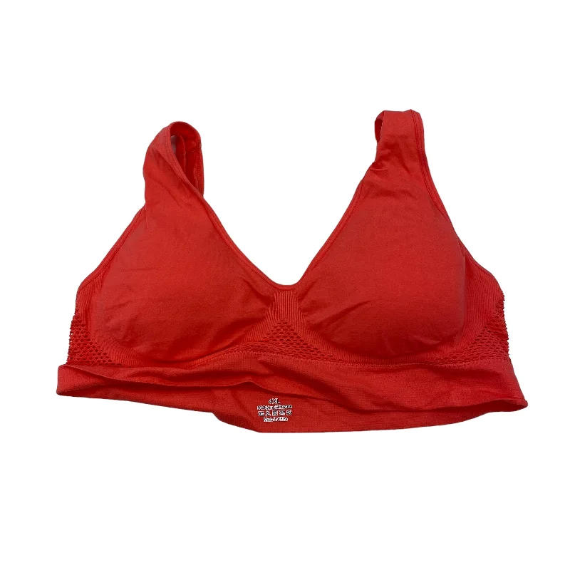 Yoga Bars for Nutrient-Dense Energy -RED ATHLETIC BRA by CMF Size:4X
