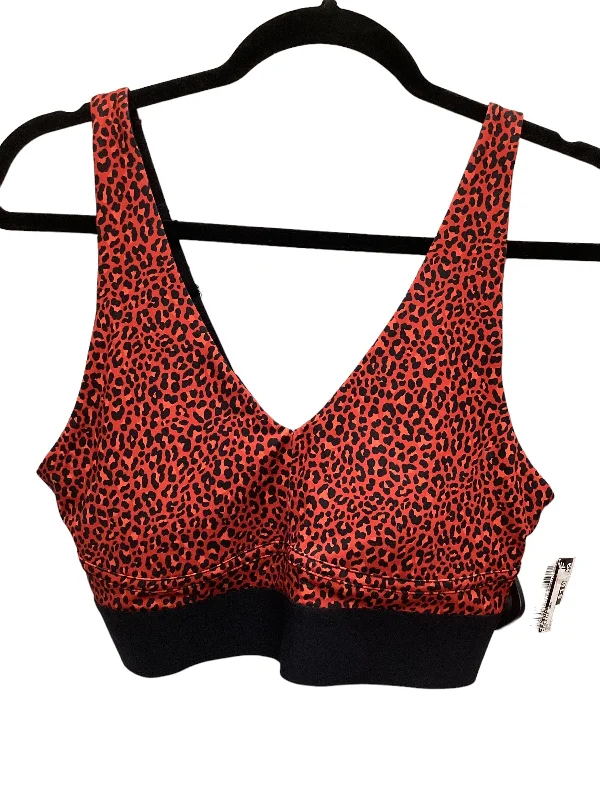 Yoga Bar with Matcha and Protein -Red Athletic Bra Fabletics, Size M