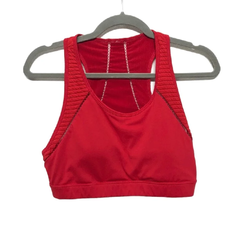 Yoga Bar with Apple Cider Vinegar for Detox -Red Athletic Bra Fabletics, Size M