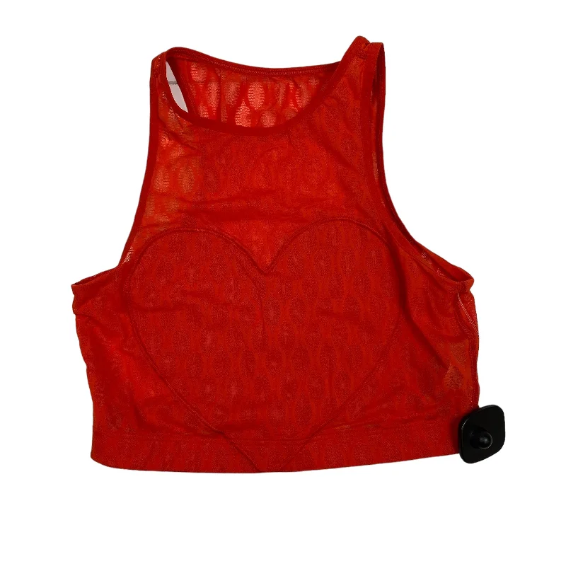 Gluten-Free Protein Yoga Bars -Red Athletic Bra Fenty Savage, Size M