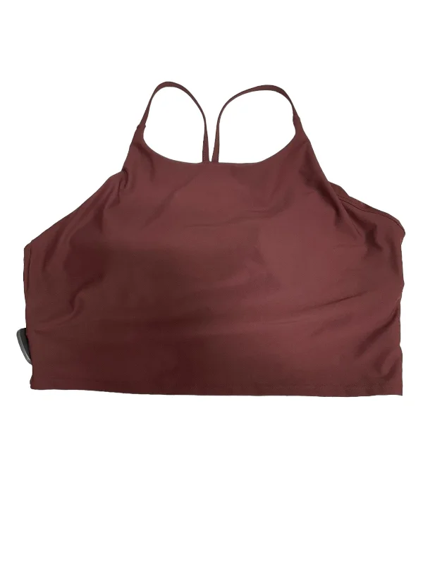 Yoga Bar with Cinnamon and Coconut -Red Athletic Bra Old Navy, Size Xxl