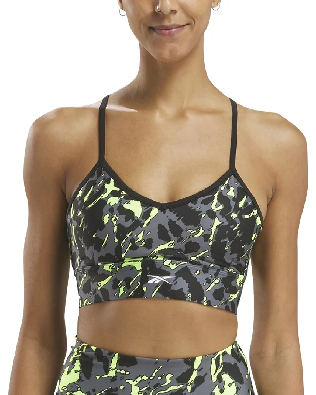 Yoga Bar for Healthy Energy Boost -Reebok Train AOP Bra