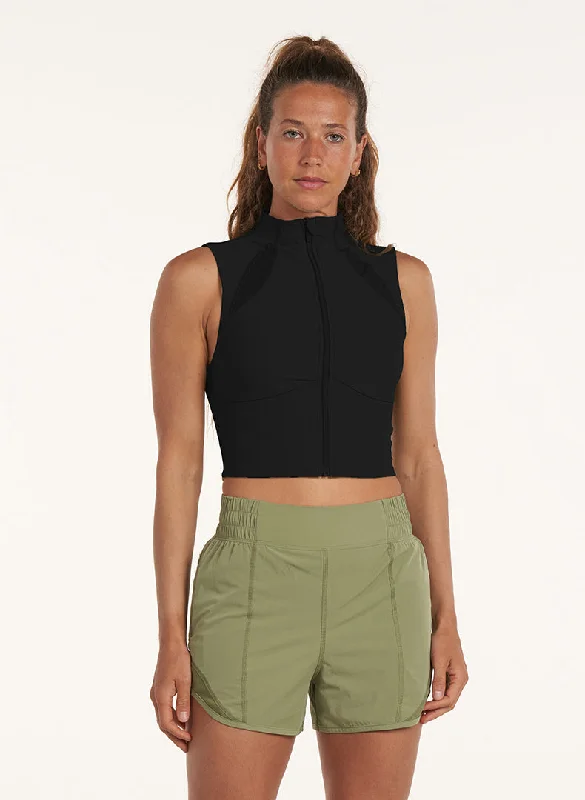 Yoga Bar for Muscle Recovery -Refine Resistance Zip Bra