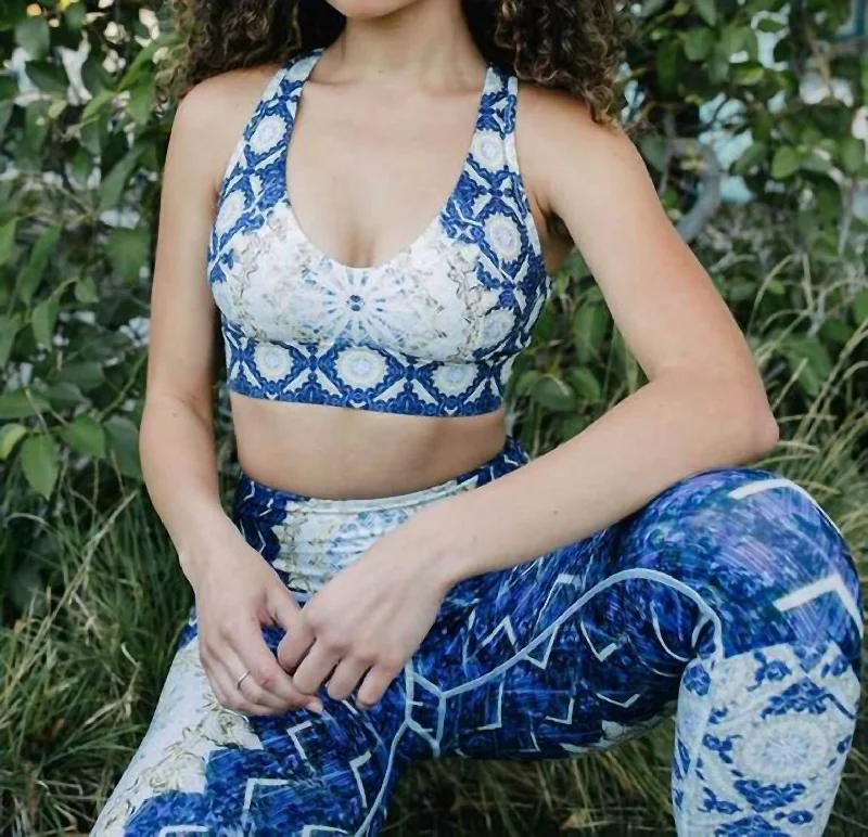 Yoga Bar for Mindfulness and Focus -Reverie Racerback Bra In Multi