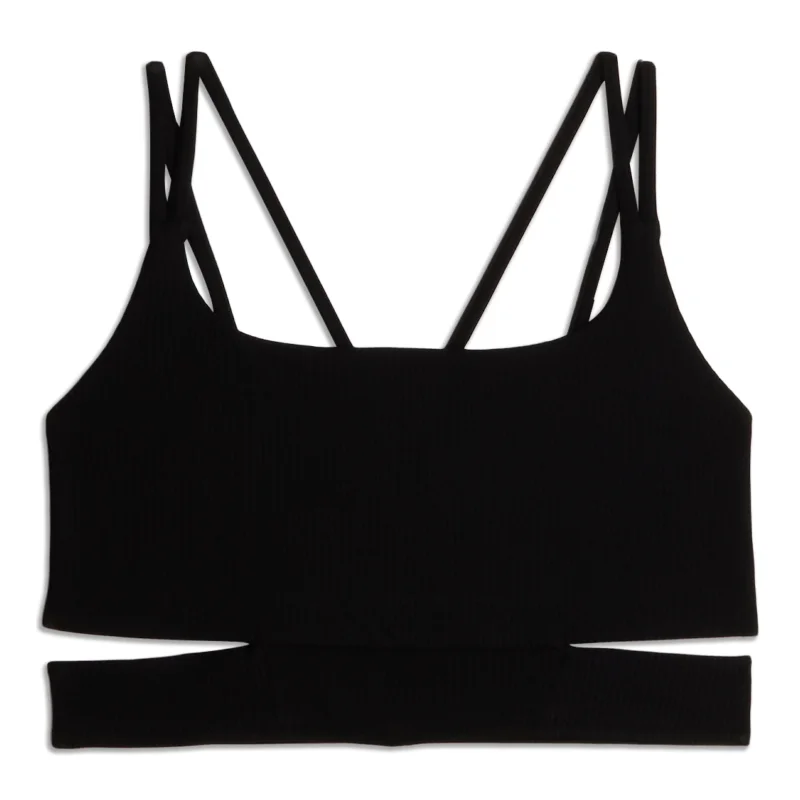 Yoga Bar for Quick, Nutrient-Rich Snack -Ribbed Nulu Strappy Yoga Bra - Resale