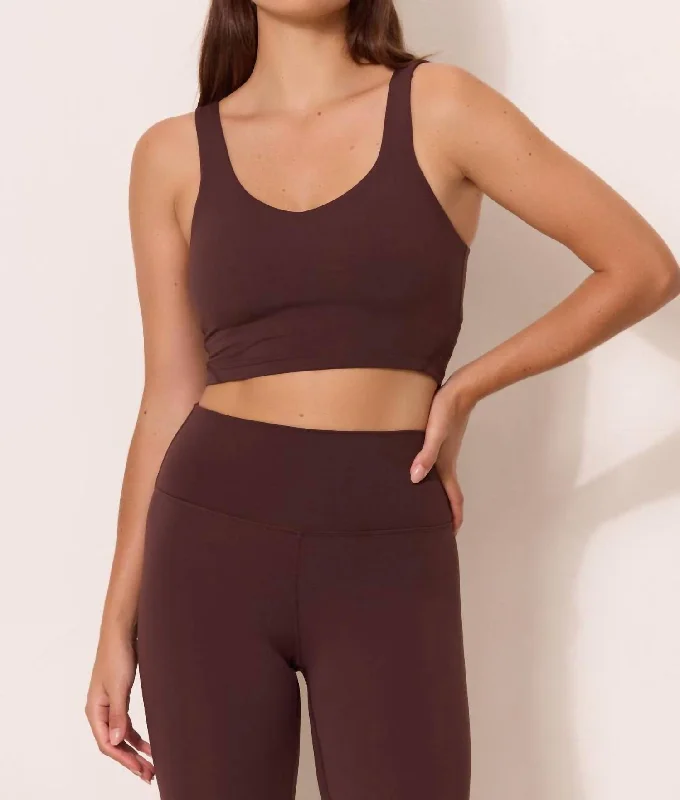 Yoga Bar with Probiotic Blend -River Lift Perfect Bra In Coffee Bean