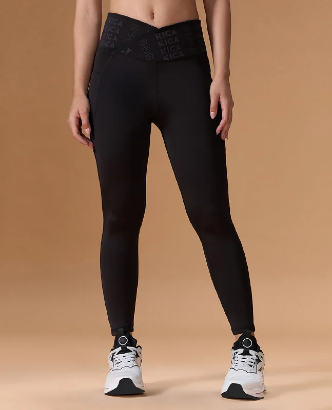 Yoga Bar with Dried Fruit -Women Cross Waist Mid Rise Leggings