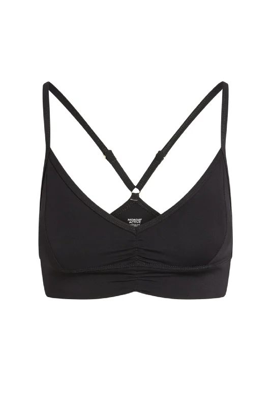 Yoga Bar with Cocoa Butter -Sedona Bra - Black