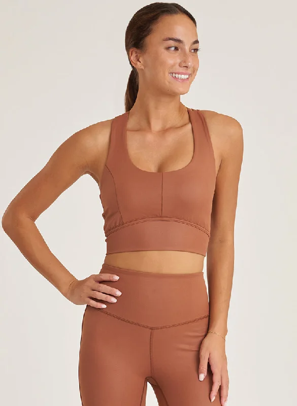 Protein-Packed Yoga Bars for Fitness -Sheen Asymmetrical Strappy Bra