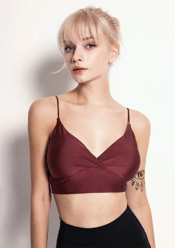 Yoga Bar for Healing Foods -Silky Glow Sports Bra