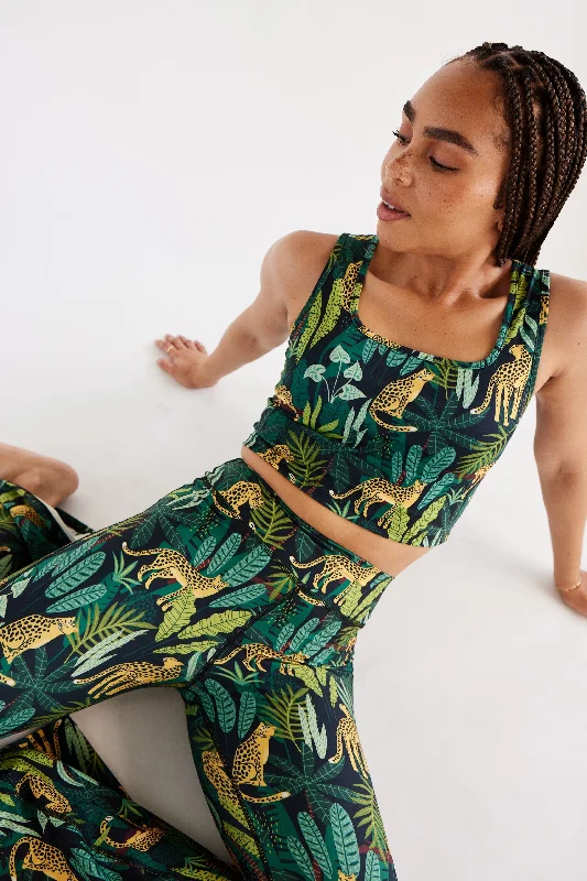 Yoga Bar with Raw Ingredients -Simple Crop Top - Jungle