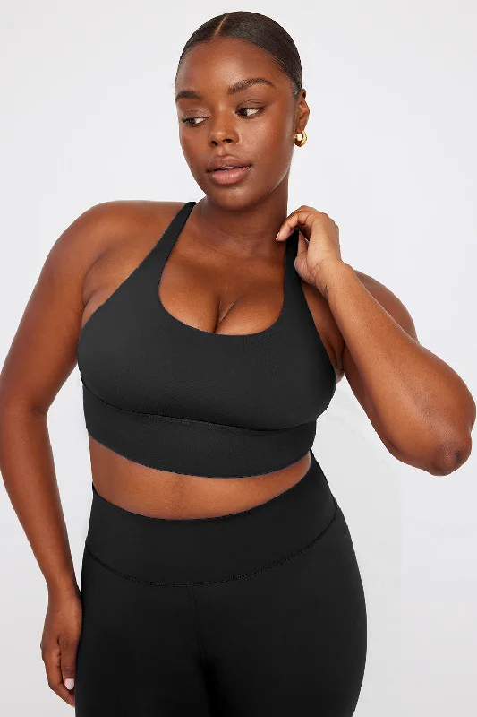 Yoga Bars with Chia for Healthy Omega-3 -SKINLUXE LONGLINE TANK SPORTS BRA - SHADOW BLACK Yoga Bars with Chia for Healthy Omega-3 -SKINLUXE LONGLINE TANK SPORTS BRA - SHADOW BLACK