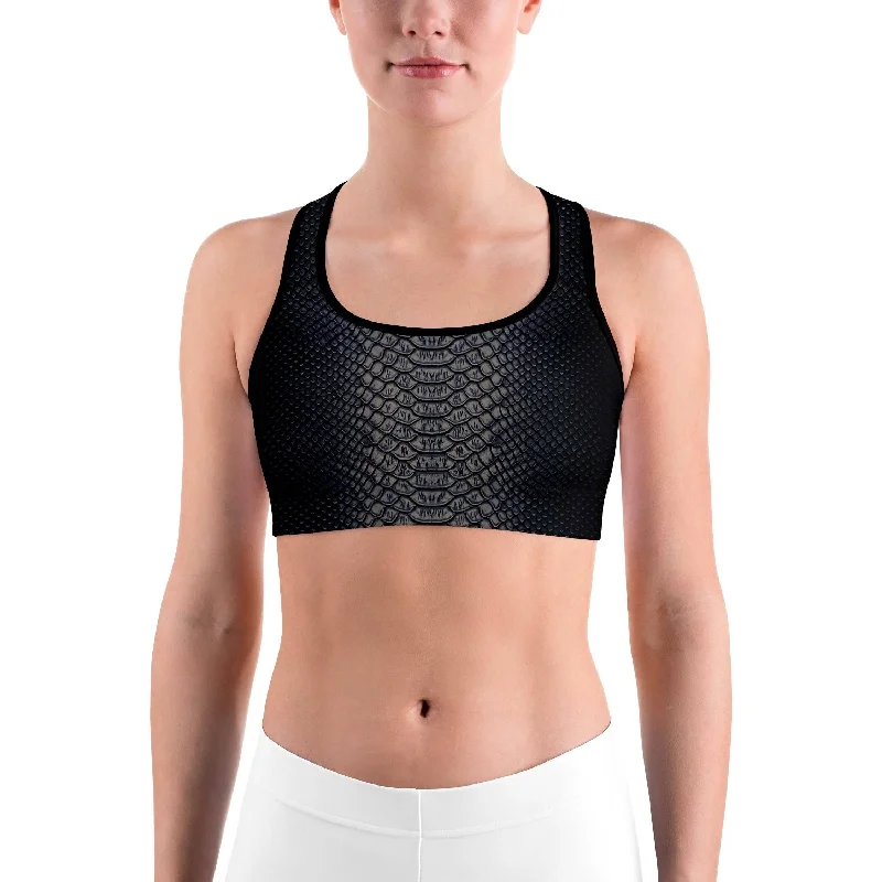 Yoga Bars with Chia for Healthy Omega-3 -Slippery Snake Sports bra