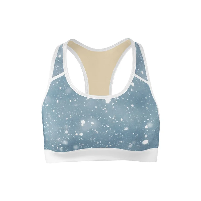 Yoga Bar with Chia and Hemp Seeds -Snow Storm Sports Bra