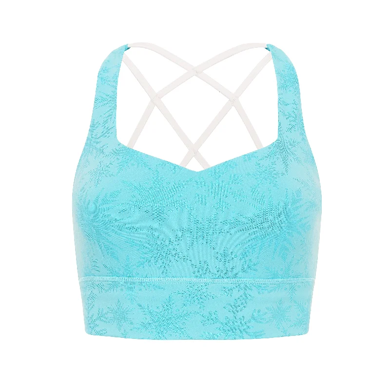 Yoga Bar with Antioxidants and Fiber -Snowflake Queen Sports Bra