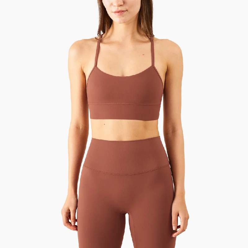 Low-Carb Yoga Bars -Soft Racer Back Sports Bra