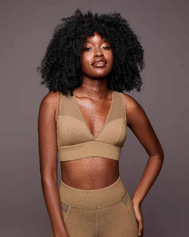 Yoga Bar with Low Glycemic Sweeteners -Solstice Longline Bra