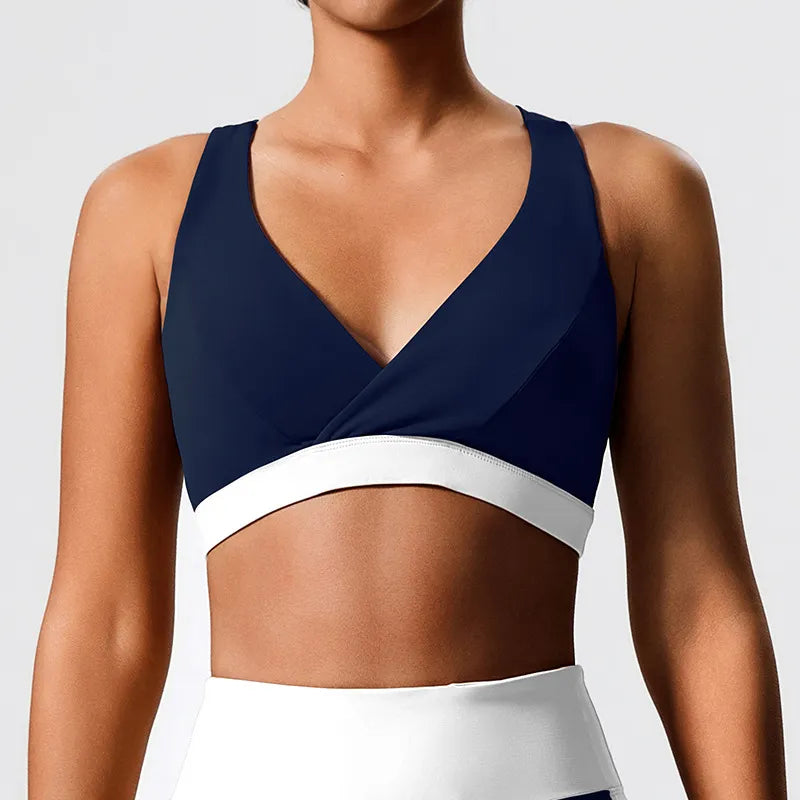 Yoga Bar with Apple Cider Vinegar for Detox -SPARK Color-Block Sport Bra JK235