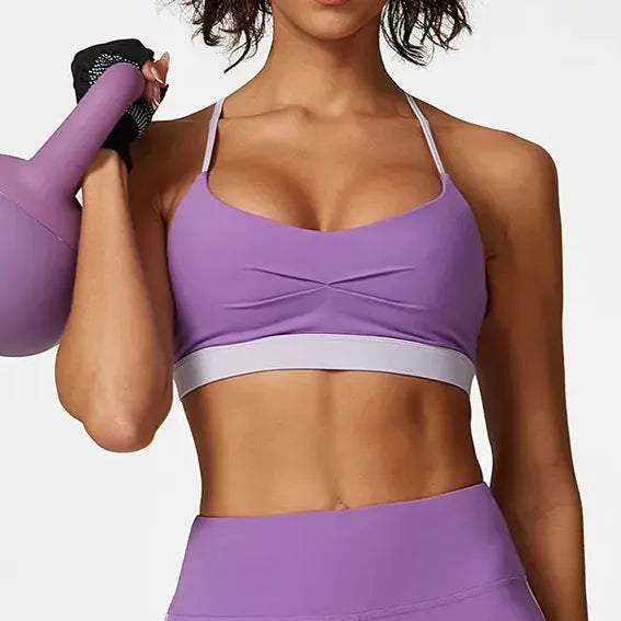 Low-Carb Yoga Bars -SPARK Contrast Colors Yoga Bra SB2408