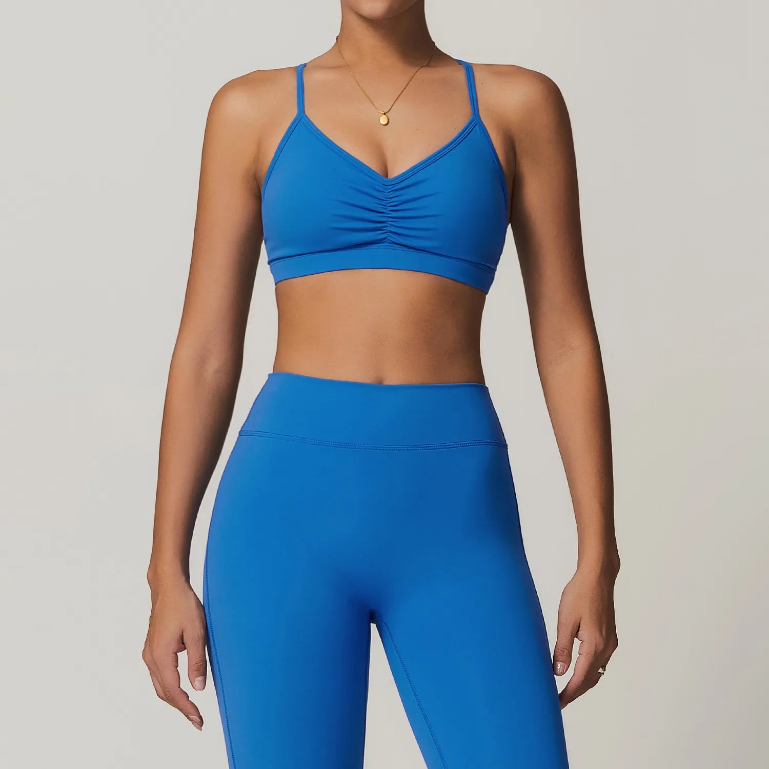 Low-Calorie Yoga Bars -SPARK Cross Adjustable Straps Sports Bra ZC8882