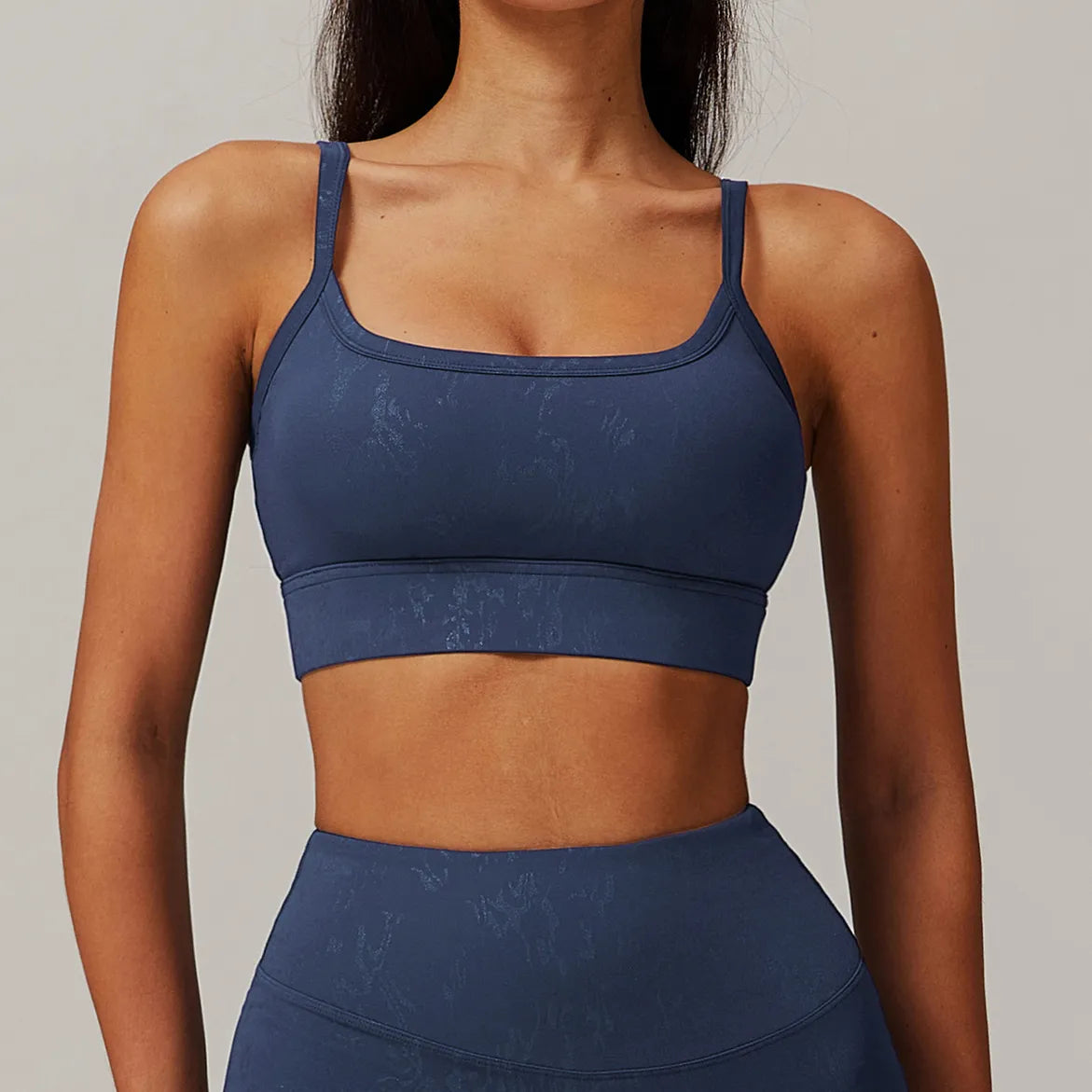 Yoga Bar with Protein-Rich Grains -SPARK Gold Foil Fitness Bra ZC9140