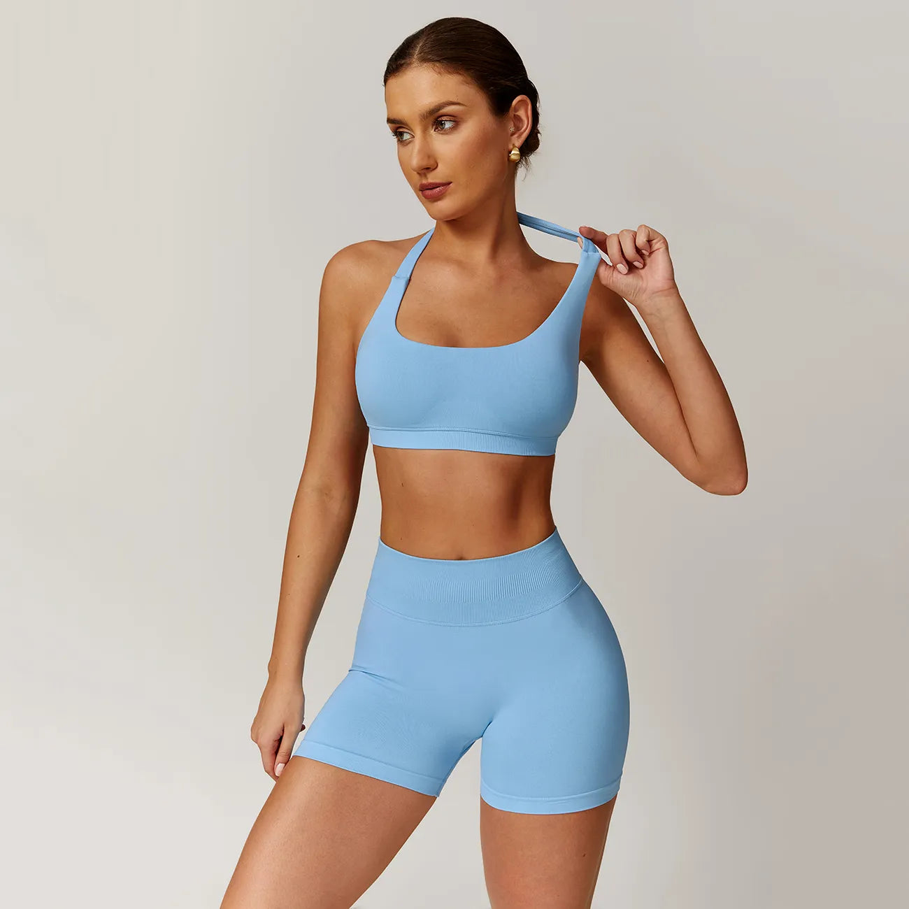 Yoga Bar with Date Syrup -SPARK Seamless Halter Bra ZC7755