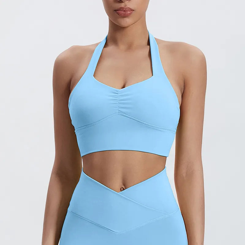 Yoga Bar for Digestive Health -SPARK Sports Halter Bra LQ4092