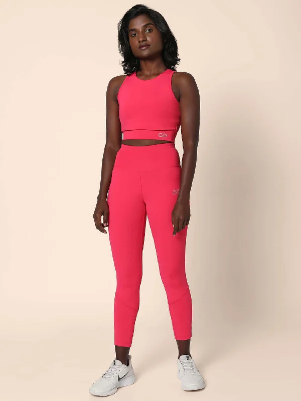 Yoga Bar with Adaptogens for Stress Management -Sparkling Cosmo Cross back Crop Top & 7/8 Leggings Yoga Bar with Adaptogens for Stress Management -Sparkling Cosmo Cross back Crop Top & 7/8 Leggings