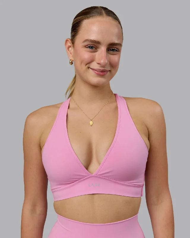 Yoga Bar with Raw Fruits -Stamina Sports Bra (D/DD/E) - Bubblegum