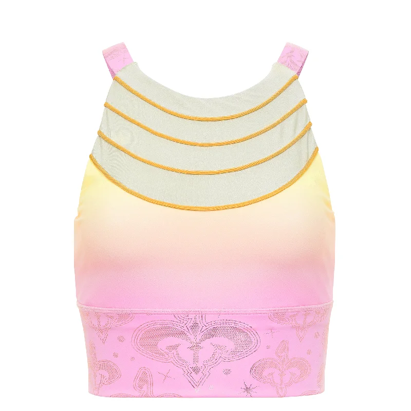 Yoga Bar with Fresh Berries -Star Lake Queen Long Sports Bra