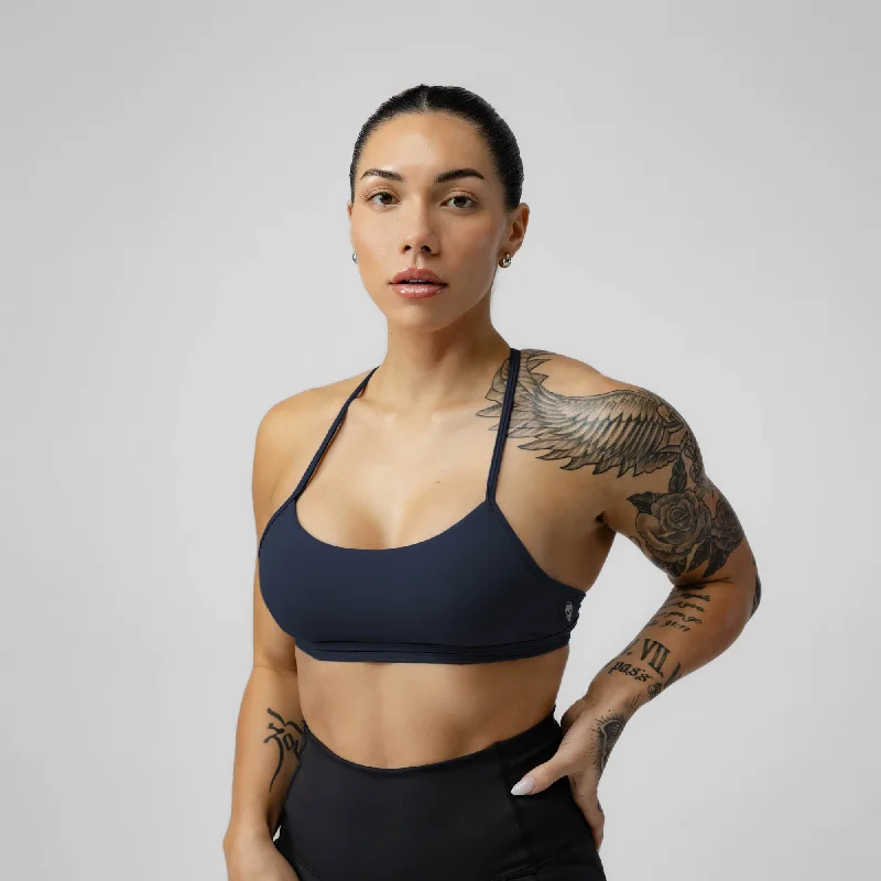 Yoga Bar with Adaptogens for Stress Management -Strategy Bra - Midnight Navy