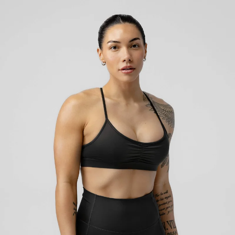 Yoga Bar with Quinoa -Strive Bra - Black