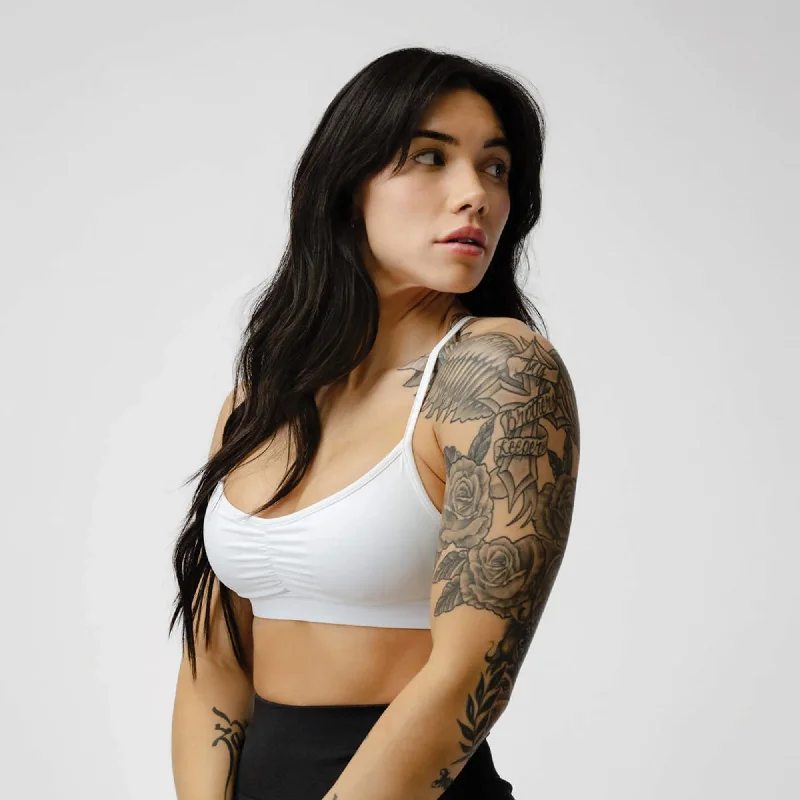 Yoga Bar for Quick and Healthy Snack -Strive Bra - White